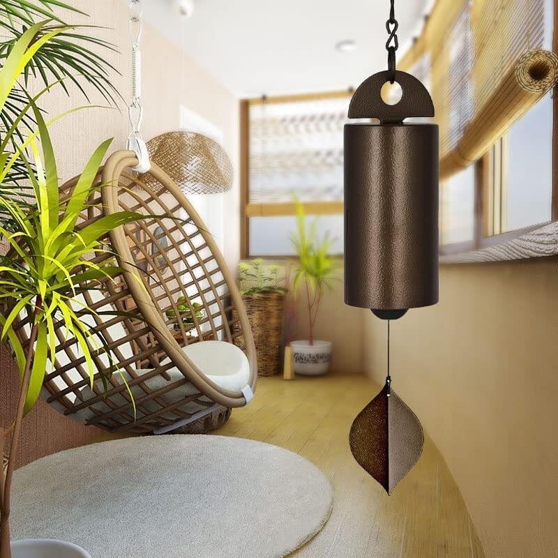 Large Deep Resonance Serenity Bell Heroic Windchime Home Outdoor Yard Decoration