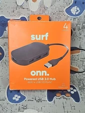 Onn AC Powered USB 3.0 Hub with 4 USB Ports (100009061) *OPEN BOX*