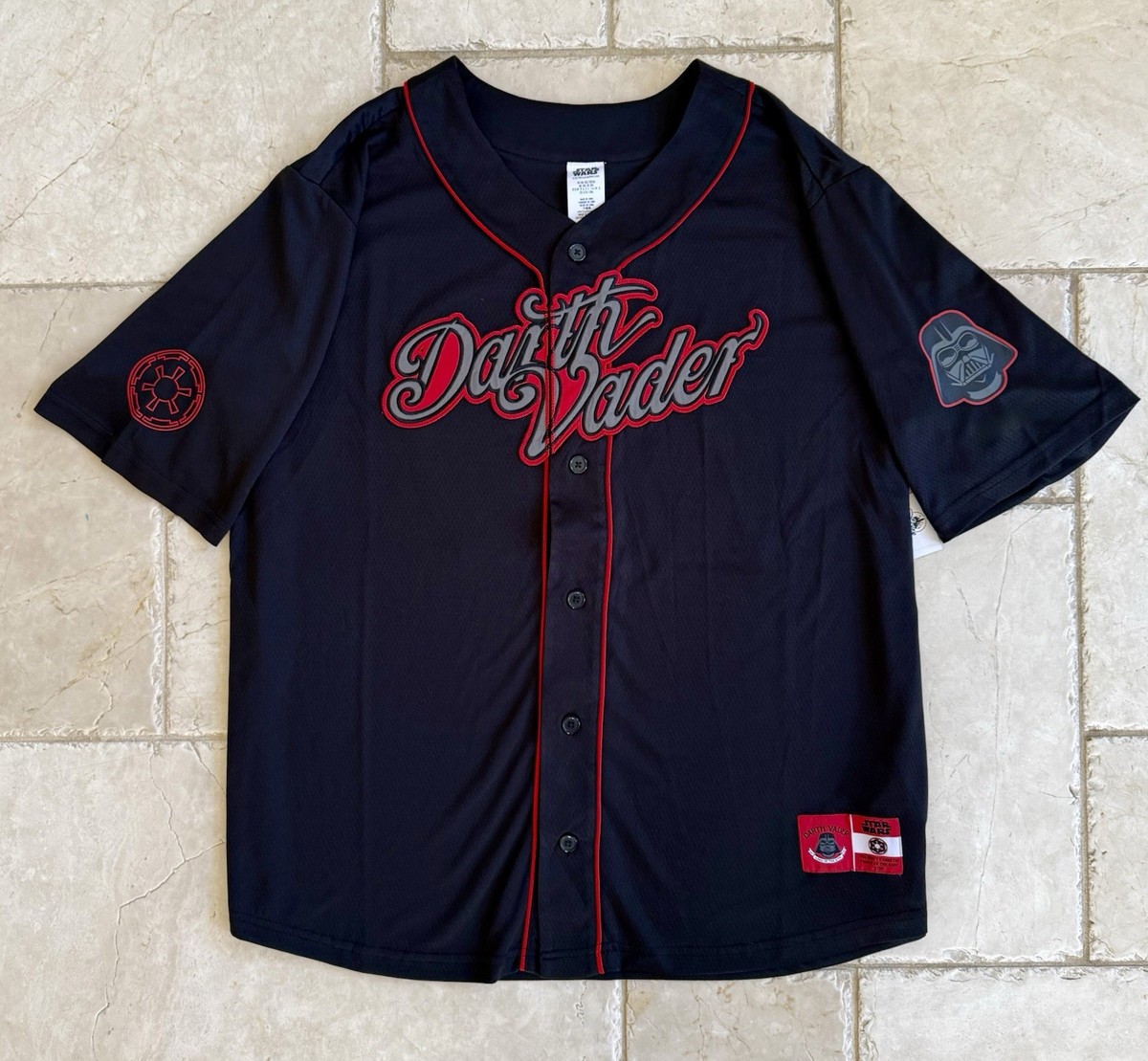 🔥Disney Parks - DARTH VADER - Baseball Jersey - STAR WARS - XL