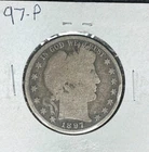 1897 BARBER SILVER HALF DOLLAR ~ NICE COIN ~ 90% SILVER