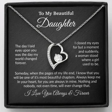 To My Daughter Necklace, Daughter Mother Necklace, Daughter Gift From Mom