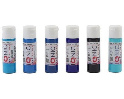Ammo By Mig Ionic Essential Blue Colors Airbrush Acrylic Paint Set