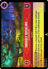 Cold Foil SNUGGLY DUCKLING DISREPUTABLE PUB 1x Rare Disney Lorcana NM