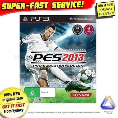 Pro Evolution Soccer 2013 game for PS3 NEW PES 13 Top football jersey ball boots