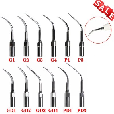 10× Dental Ultrasonic Piezo Scaler Tips fit Woodpecker EMS DTE SATELEC Handpiece
