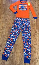 New Boy's The Children's Place Snug Fit Sports Theme Two Piece Pajamas, Size 14