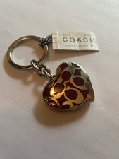 Coach Locket vintage Key Ring NWT