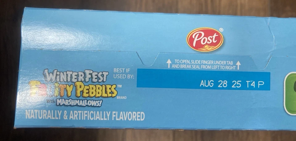 Limited Edition Winter Fest Fruity Pebbles Cereal. 2024 Brand New factory Sealed - Image 3 of 3