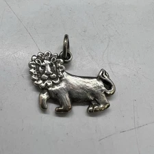 Jeep Collins Sterling Silver Lion Charm Pendant