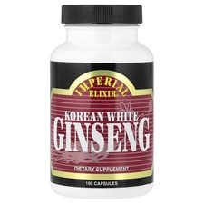 Korean White Ginseng, 100 Capsules 500 mg per Capsule 