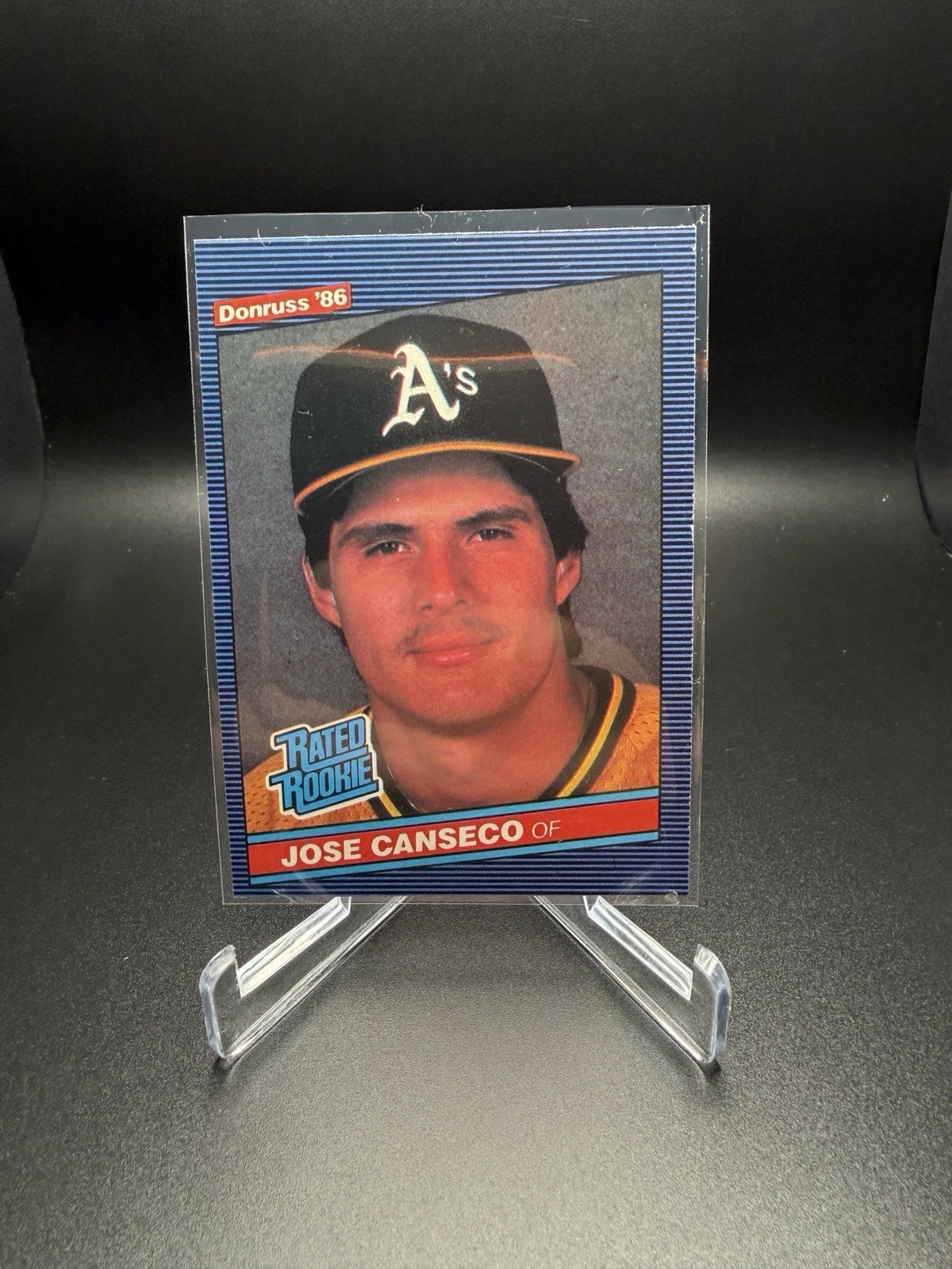 Jose Canseco 1986 Donruss Rookie RC #39 Oakland Athletics