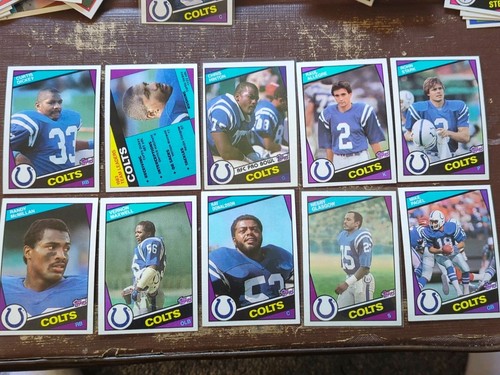 Indianapolis Colts #10 1984 Topps card