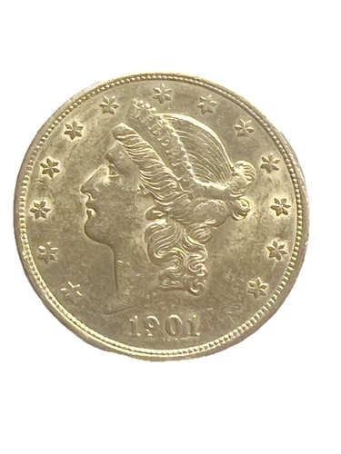 1901 $20 Gold Liberty Head - Nice Details - High Quality Coin