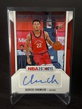 2024-25 Hoops Great Significance Auto Ulrich Chomche. Raptors. #GS-UCH
