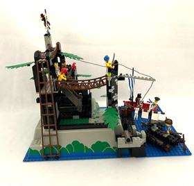 Lego Pirates 6273 Rock Island Refuge - Manual 98% Complete NO BOX Play Wear 1991
