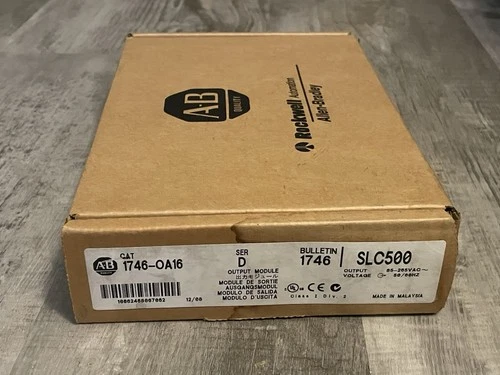 GENUINE Surplus SEALED Allen Bradley 1746-OA16 /D SLC 500 16-PT Output Module