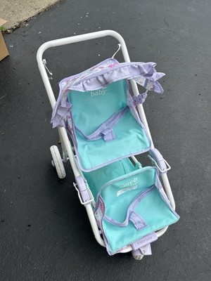 American Girl Doll Bitty Baby Double Stroller Retired