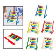 Wooden Abacus Toy Addition and Subtraction Math Number Games Toddlers
