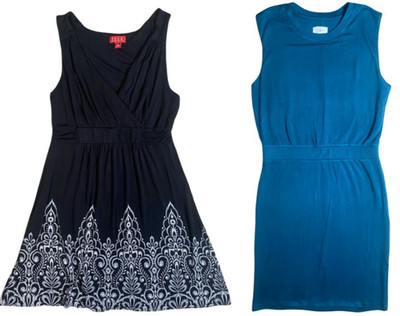 Women's Dress Medium Lot of 2 Sleeveless Casual Beach Summer Lou & Grey ELLE