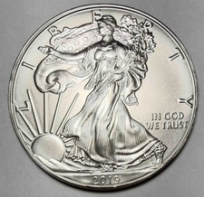 2019 American Silver Eagle Brillian Uncirculated BU