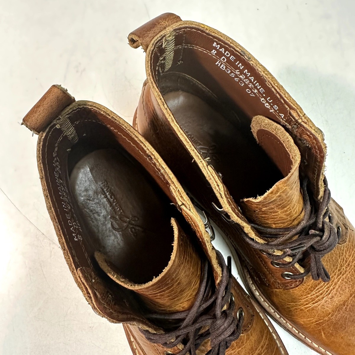 VGUC Rancourt & Co. x Huckberry Brunswick Boot Bison Brown Tan Maine USA 8 D Rancourt & Co. Brunswick Boot | GearMoose main image 3