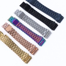 18mm Strap Metal Steel Watch Band For Casio F91W F84 F105 F106 A158 A159 A168