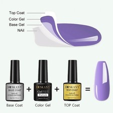 Acrylic No-acid Primer Nail Art Set With Base Coat And Top Coat Soak Off Gel Nai