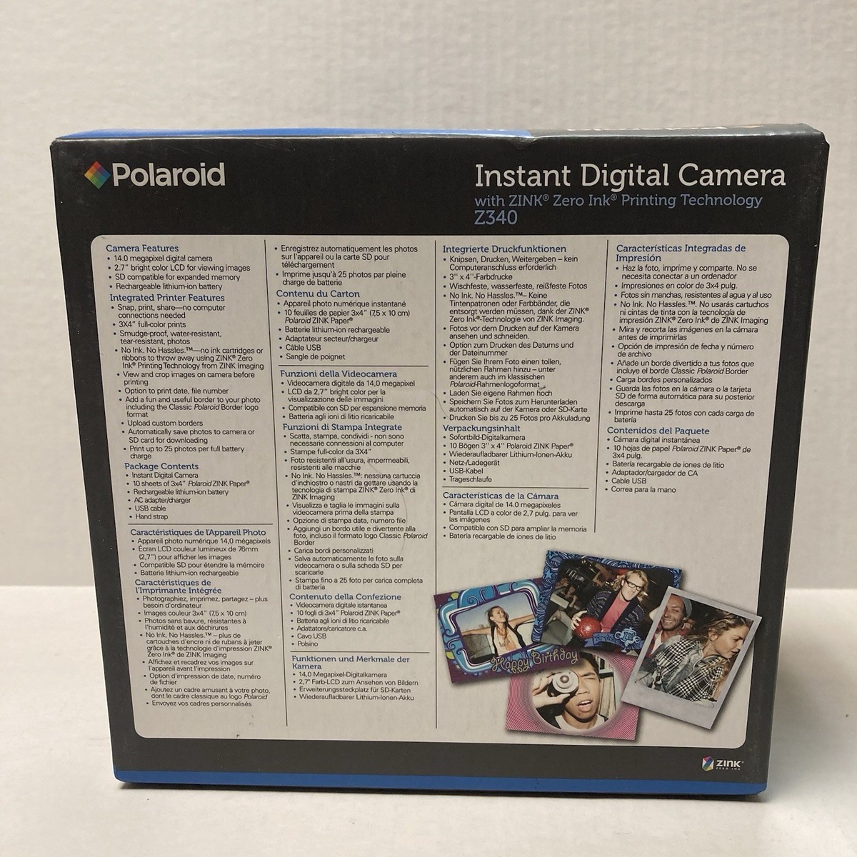 Polaroid Z340 14.0MP Digital Camera - Black (with Universal Polaroid Z340 14.0MP Digital Camera - Black (with Universal