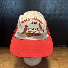 St. Louis Cardinals Vintage 1982 Snapback Hat Cap Mesh World Series Champion