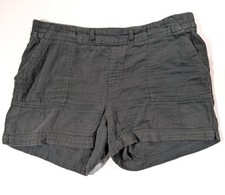 Old Navy Womens Black Cotton Casual Light weight Shorts Size L With Pockets