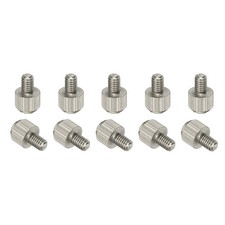 10 Pcs M4x6mm PC Computer Case Thumb Screws Fastener Thumb Screws for Computer