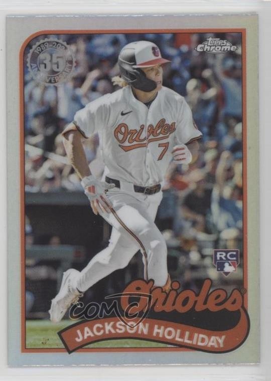 2024 Topps Chrome Update 1989 Topps Baseball Jackson Holliday #89CU-3 1gt1