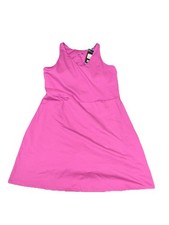 BNWT GapFit Womens V Neck Moisture Wick Active Tank Dress Rosebud L