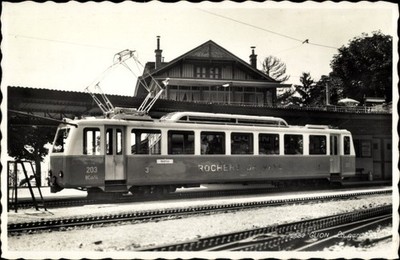 Ak Glion Kanton Waadt, Rochers de Naye, Zahnradbahn, Bahnhof,... - 10623568