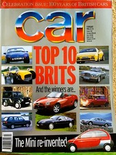 CAR MAGAZINE FEB-1996- TWR Jaguar XJ220S, Porsche 911 Carrera 2, Honda Civic VTi