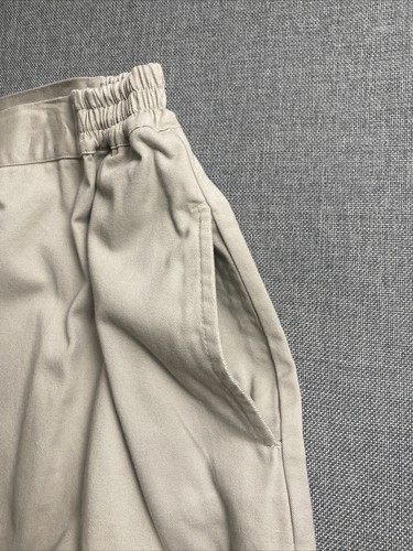 Bobbie Brooks Skirt Women 12 Modest A-Line Khaki Tan long Pockets 0397 - Picture 8 of 10