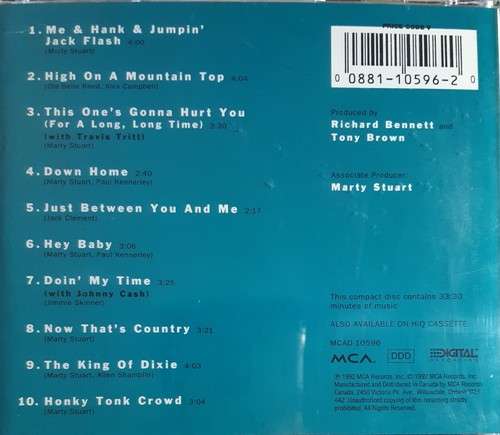 Marty Stuart - This One's Gonna Hurt You. CD. Usado casi como nuevo. - Imagen 2 de 2