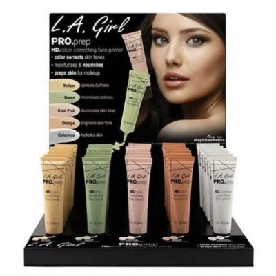 1 oz  LA Girl Color Pro Correcting HD Nourishing Face Primer Pro.Prep