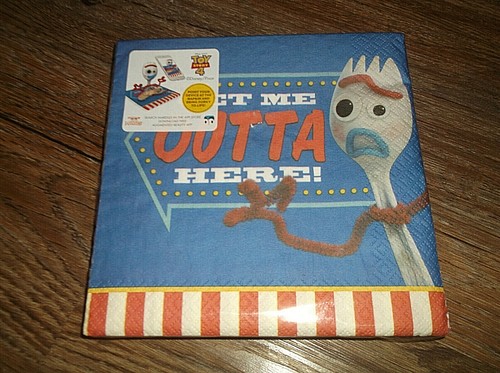 NEW Toy Story 4 Party Lot for 8 Plates Napkins Banner Tablecloth Favors Hats - Picture 4 of 10