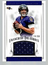 2017 Panini National Treasures Franchise Treasures Materials #11 Joe Flacco 74/9
