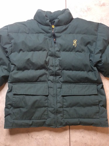 BROWNING Green Goose Down Puffer JACKET 