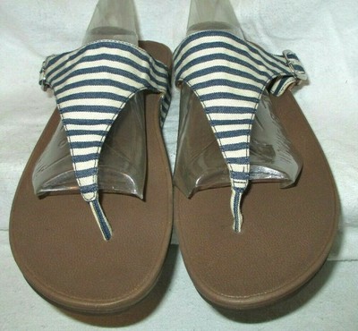 navy blue fitflop sandals