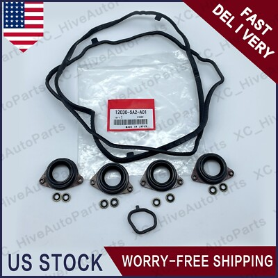 #ad New OEM for Honda Valve Cover Gasket FULL SEAL KIT Head 12030 5A2 A01 Acura $19.99