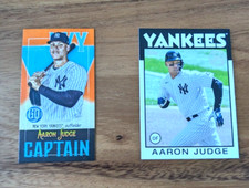 Aaron Judge 2 card lot - Gyspy Queen Captain/1986 retro Inserts