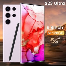 2025 S23 Ultra 5G Unlocked Smartphone 128GB Android 13 Dual SIM Cheap Cell Phone