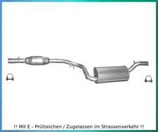 Mittelschalldämpfer für Mazda 3 I BK 2.0 Fließheck Stufenheck Auspuff Schelle