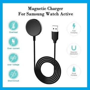 Chargeur magnétique sans fil pour Samsung Galaxy Watch 4/3/R500/R830/R820/Active 1⁄2