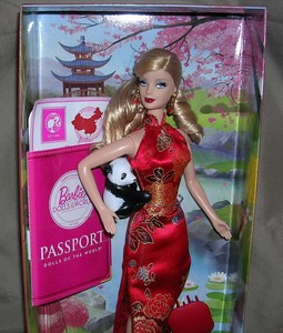 barbie china doll