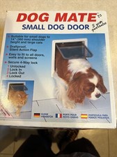 Dog Mate Small Dog Door- Dogs  Cats To 14" Shoulder Height