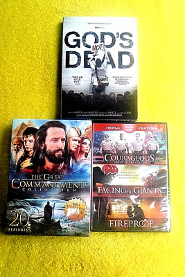 NEW/SEALED 24 FILM INSPIRATIONAL/RELIGIOUS DVD SET! COURAGEOUS/GODS NOT DEADetc 